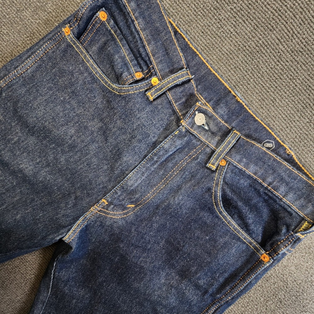 Levi Strauss & Co. Jeans Mens 32x32 Blue Dark Wash Straight Leg Denim